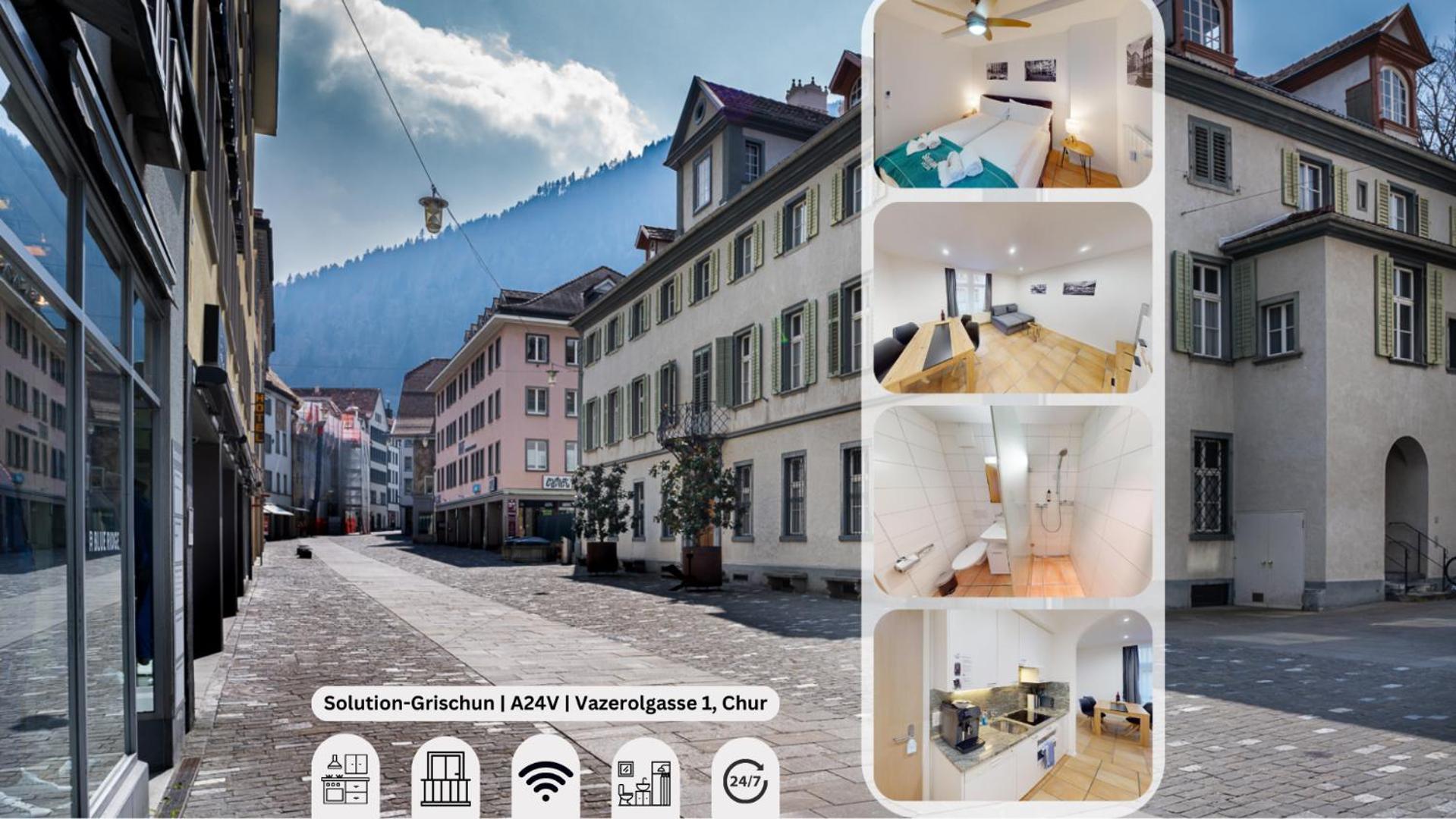 Apartment Zentral Altstadt - Bahnhofsnah - - Bernina Express - Solution-grischun Chur