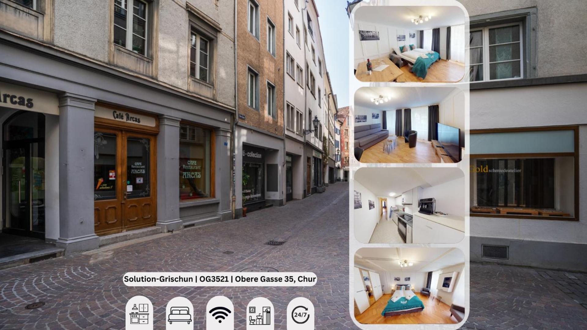 Apartment Zentral Altstadt - Bahnhofsnah - - Bernina Express - Solution-grischun Chur